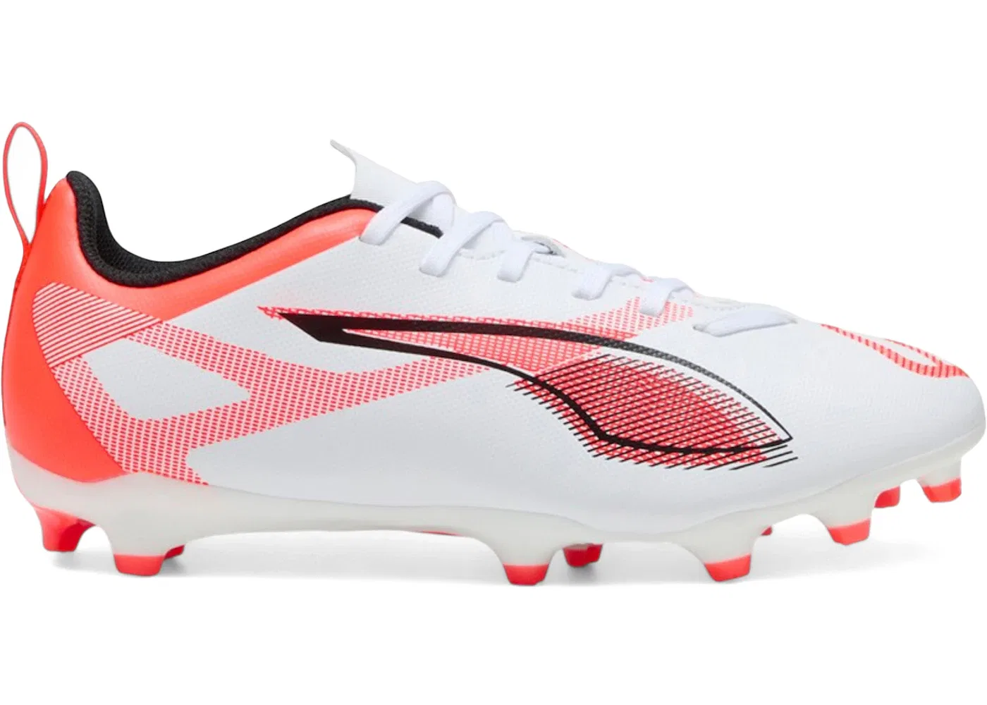 Детские бутсы Puma Ultra 5 Play FG/AG Unlimited Pack Puma Puma White/Puma Black/Glowing Red