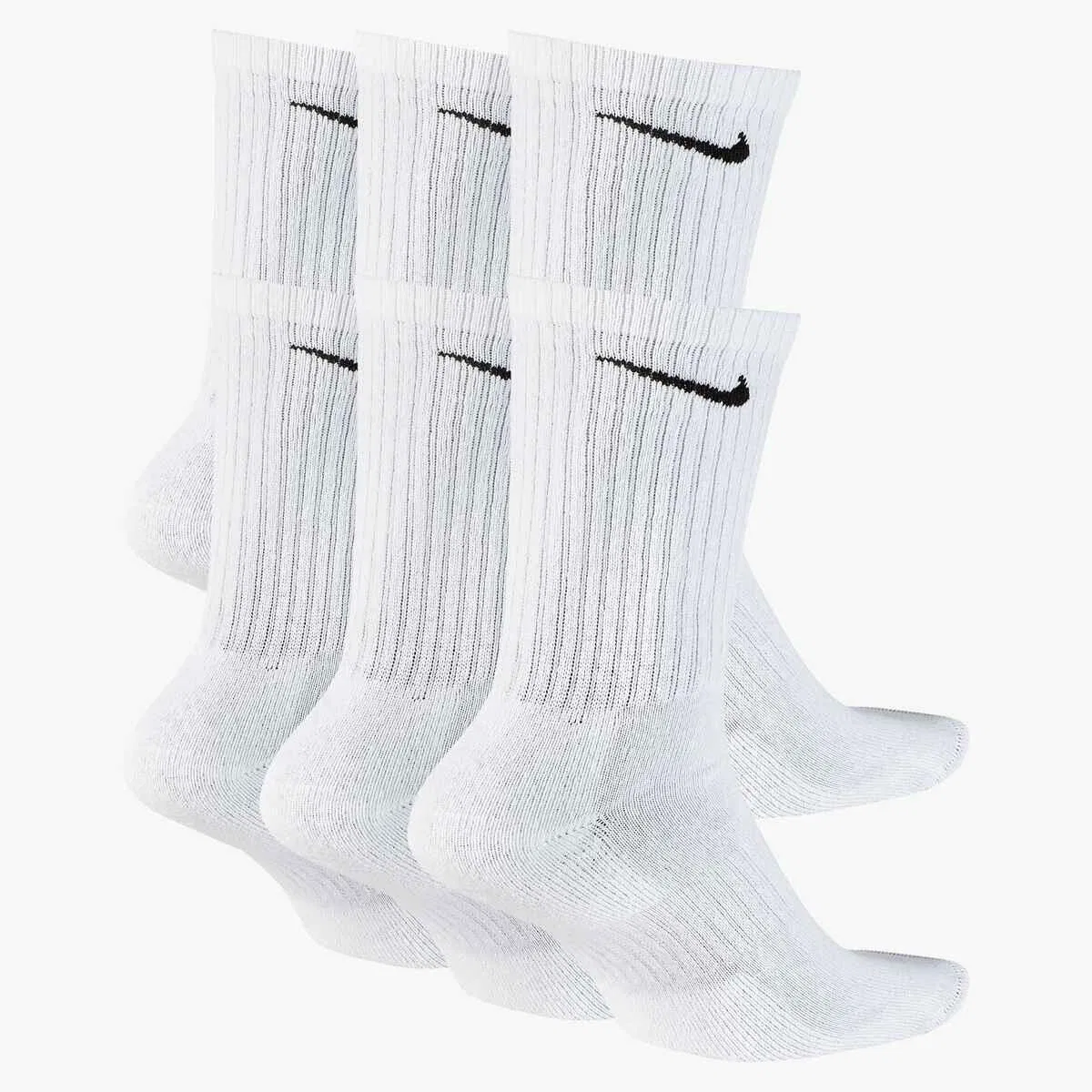 Носки с хлопком Nike Everyday Cotton Cushioned Crew, Ultraweiß — фото 2