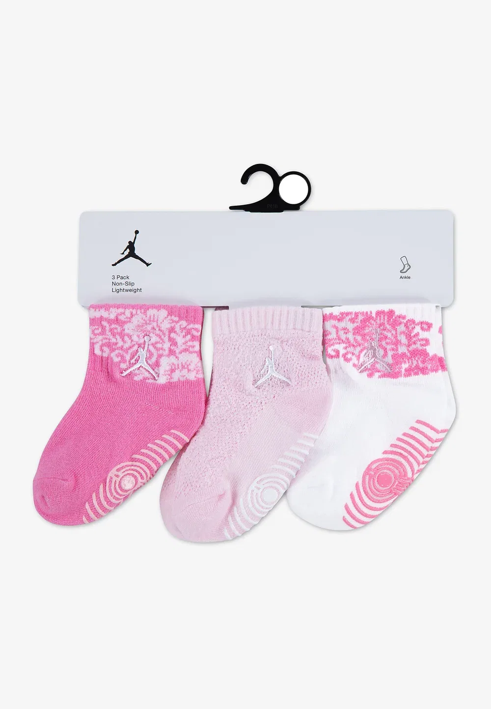 3 упаковки носков Jordan, Gym Pink/White/Pink — фото 3
