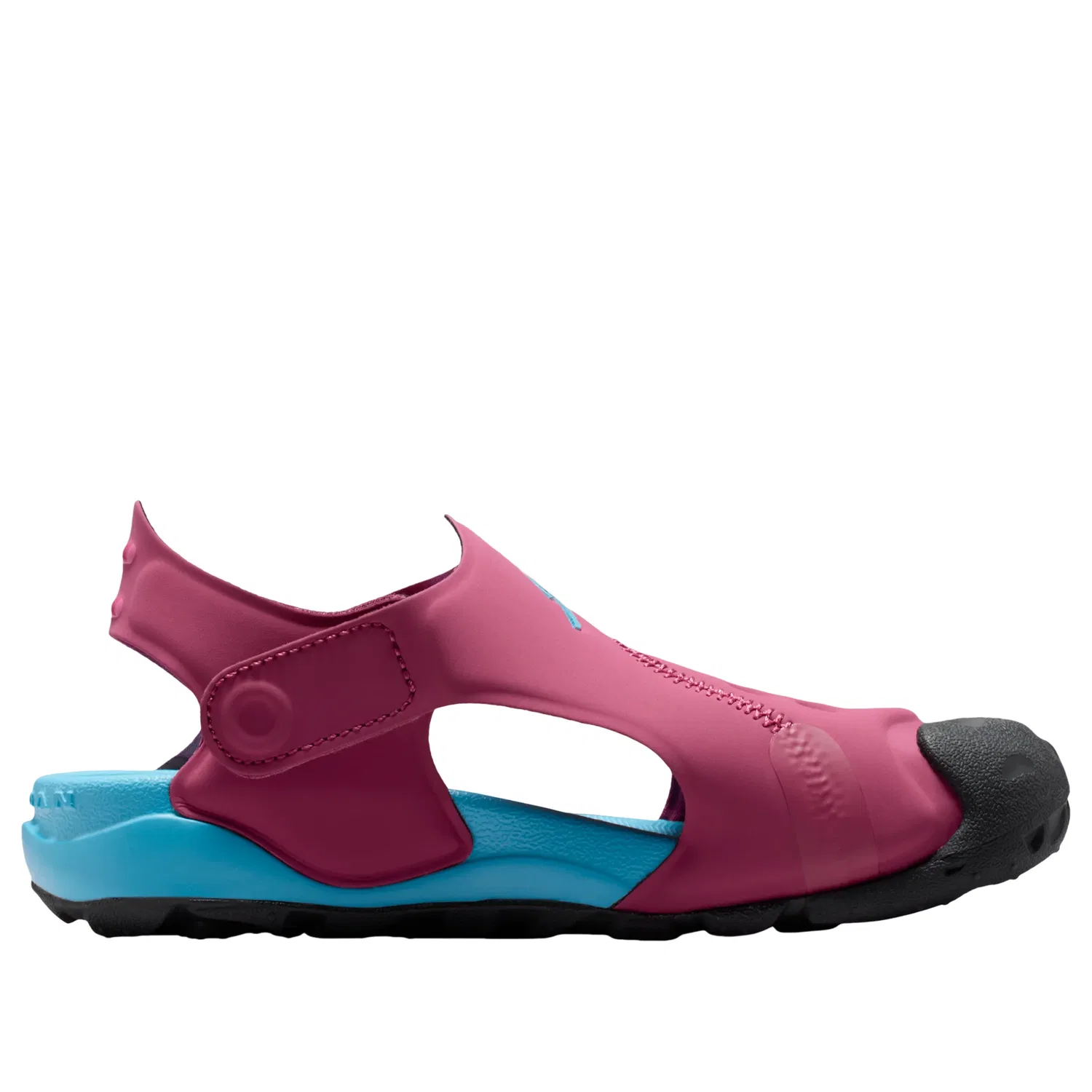 Детские сандалии с синтетическим верхом Air Jordan OTDR Sandal 'Sweet Beet Desert Pink' Jordan, Sweet Beet/Off Noir/Desert Pink/Baltic Blue — фото 2