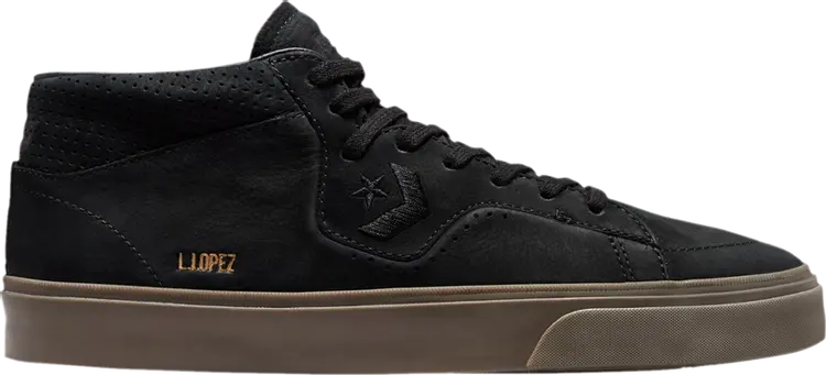 

Кеды Converse Louie Lopez Pro Mid Black Dark Mushroom, черный