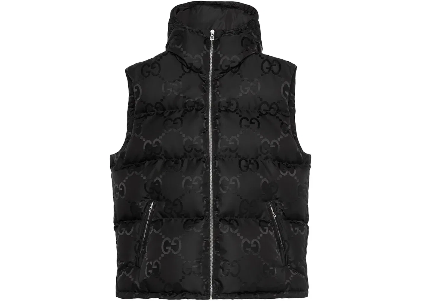 Мужской жилет с принтом Jumbo GG Gilet Gucci, Black