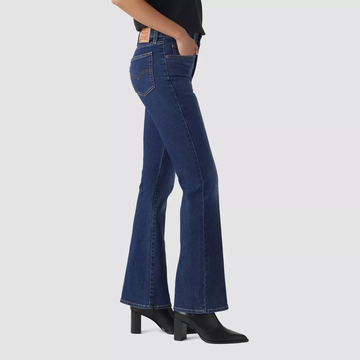 Женские джинсы-клеш с высокой посадкой 725 High-Rise Bootcut Levi's, Eternal Indigo Dark — фото 3