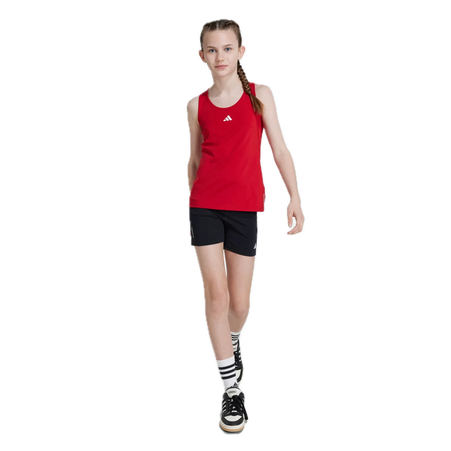 Детские спортивные леггинсы с технологией TECHFIT Adidas, черный — фото 2