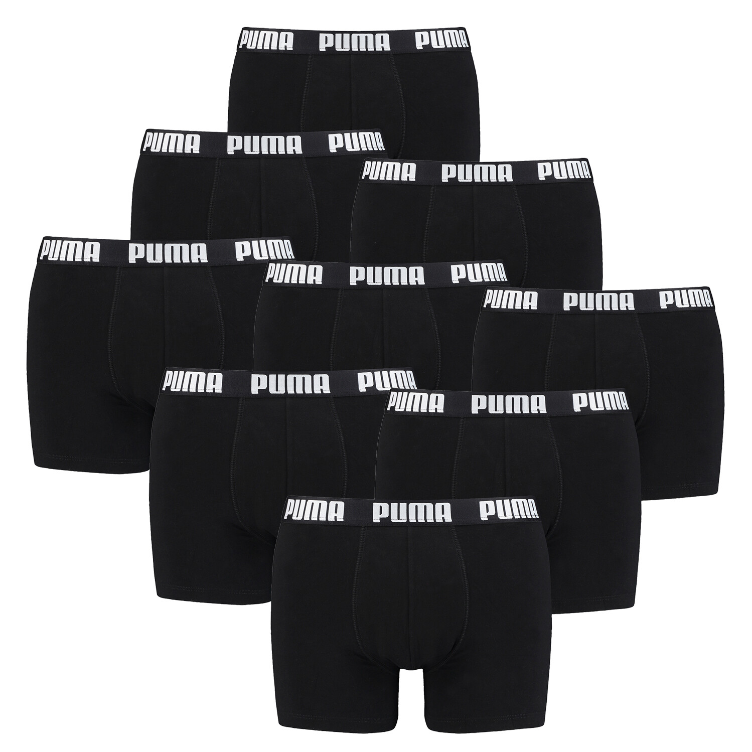 

Боксеры Puma Boxershorts PUMA EVERYDAY BOXER 9P, цвет 001 - Black