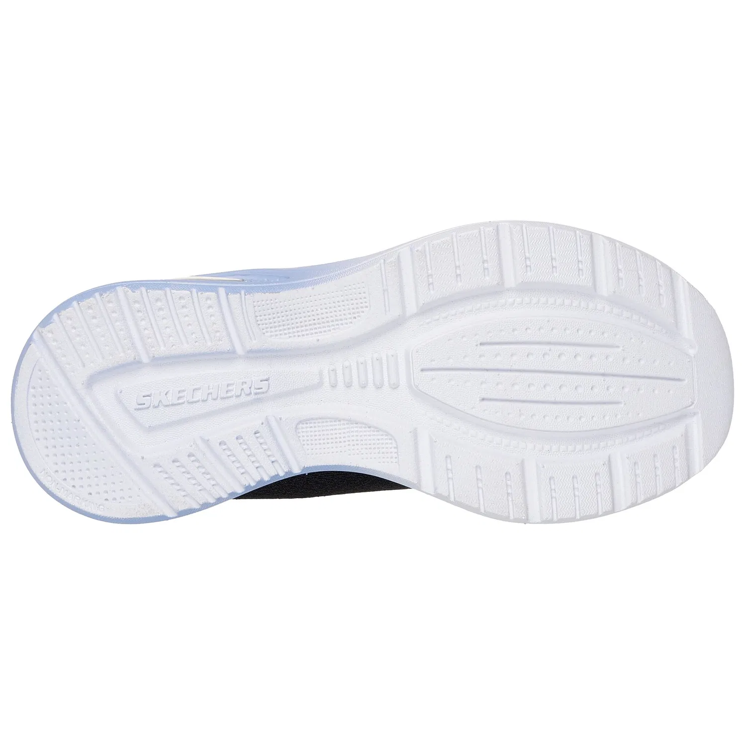 Детские текстильные кроссовки на липучках MICROSPEC MAX ADVANCE Skechers, Black/Lilac — фото 3