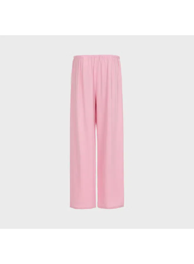 Брюки широкие мягкие комфортные Zara, розовый — фото 3