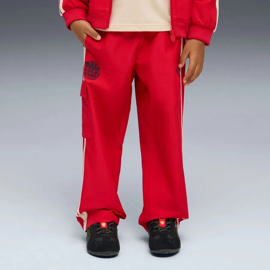 Детские спортивные штаны Puma x Paw Patrol T7, Красный