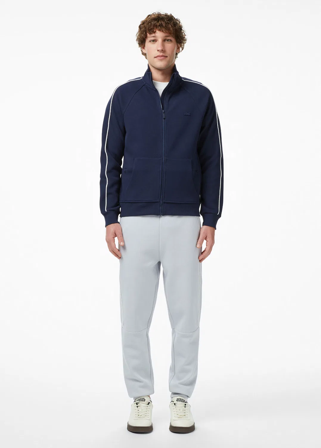 Свитшот с молнией Lacoste, dark blue — фото 4