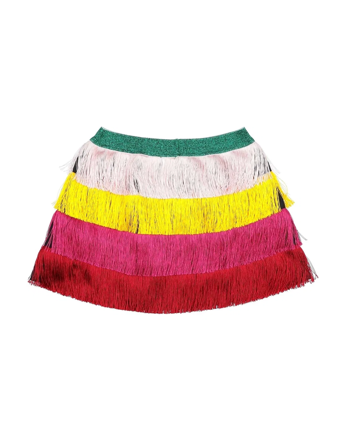 Детская юбка для девочек с блестками Stella Mccartney Kids, красный — фото 2
