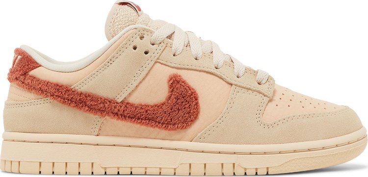 Кроссовки Nike Wmns Dunk Low 'Terry Swoosh', розовый - фото