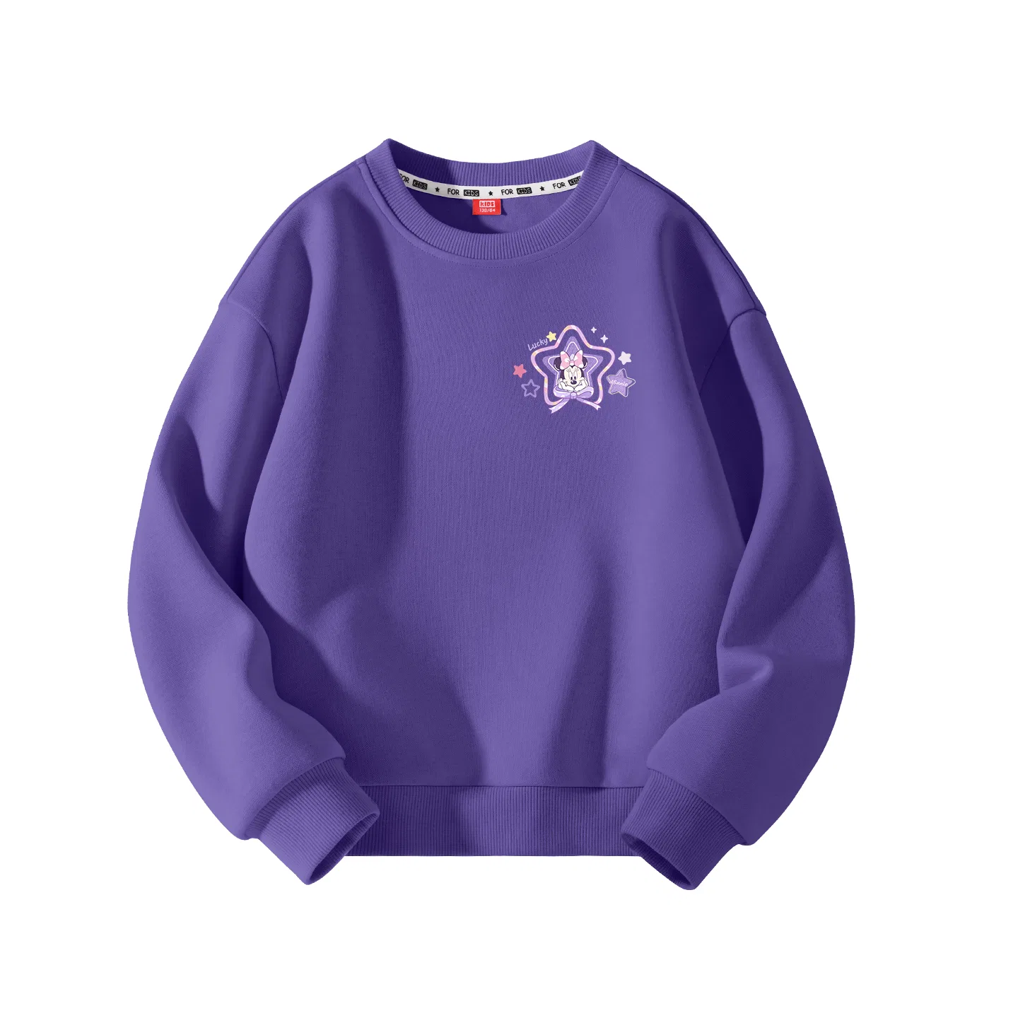 Детский свитшот с принтом Di Smile Dai K Taro Purple Disney, Di Smile Dai K Taro Purple — фото 3