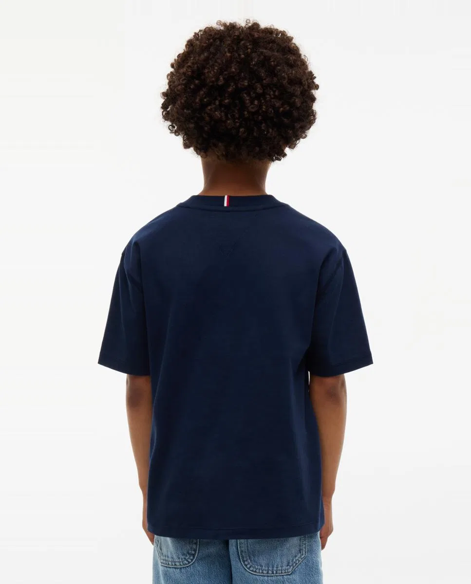 Детская футболка с коротким рукавом, Logo Snoopy, Tommy Hilfiger, желтый — фото 2