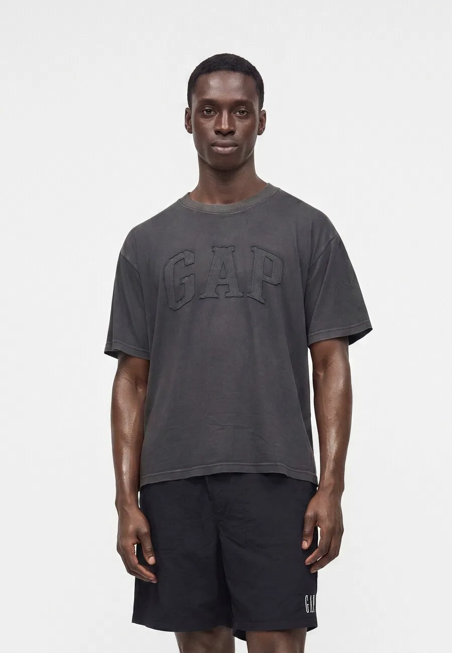 Рубашка GAP 'EVERYDAY' черного цвета — фото 3