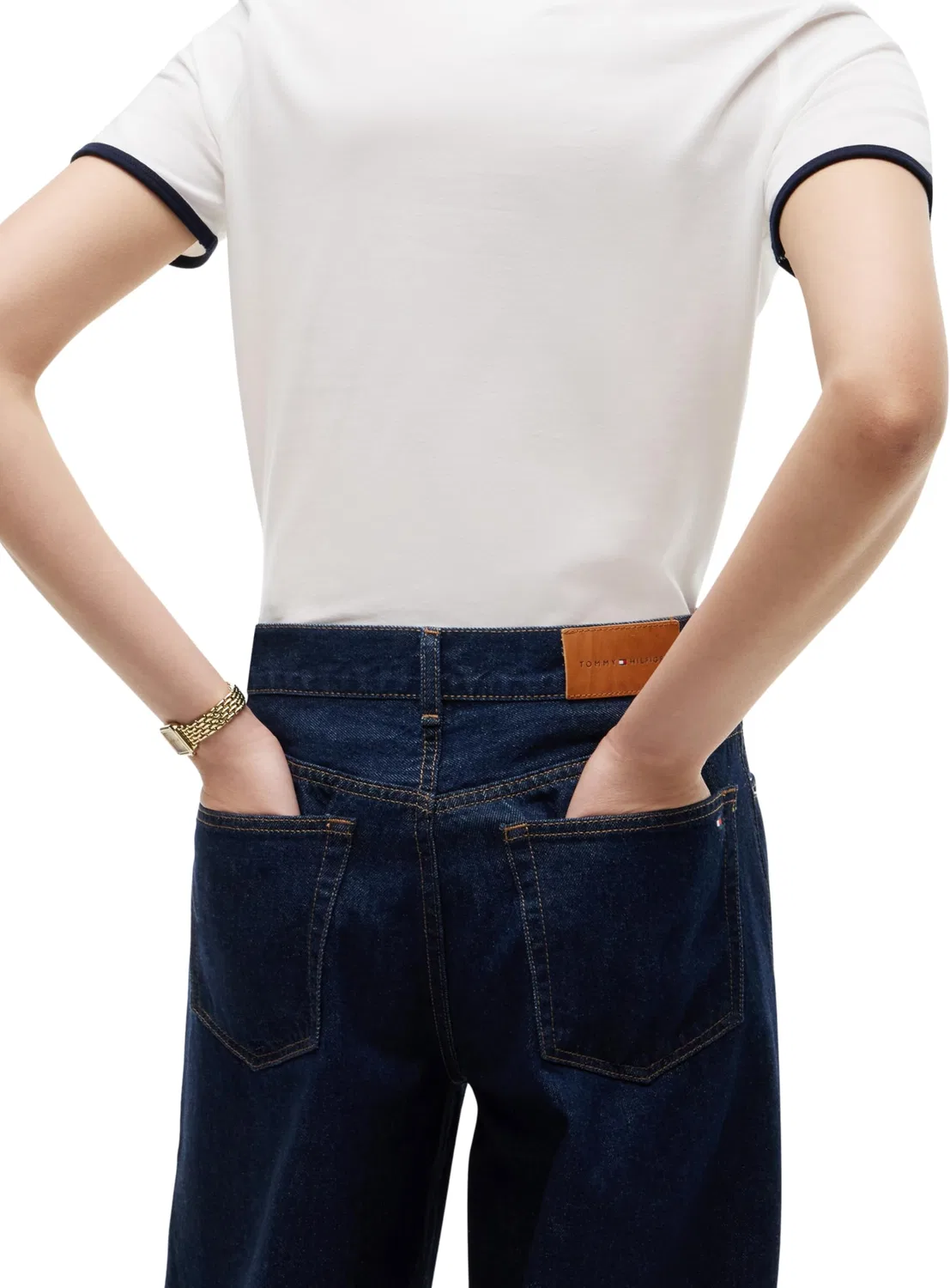 Женские джинсы с широкими штанинами DNM New Doreen 70's Wide Leg HW Tommy Hilfiger, Denim (Rinse New Doreen) — фото 3