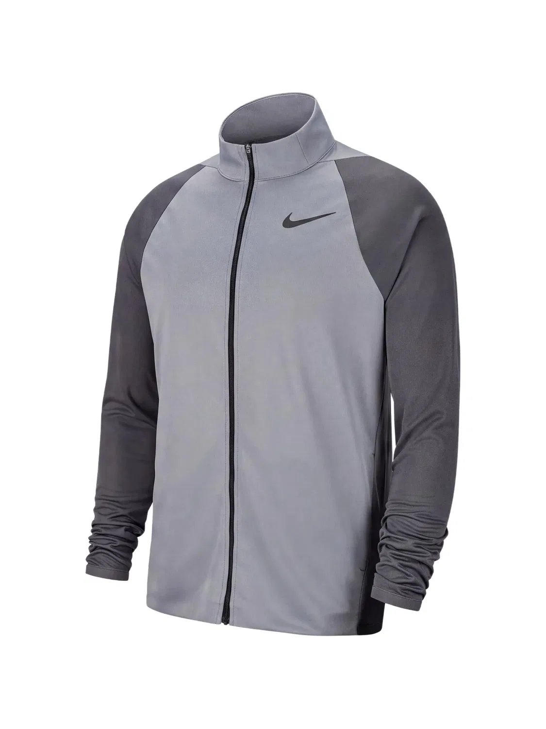 Куртка на молнии с логотипом Nike, серый