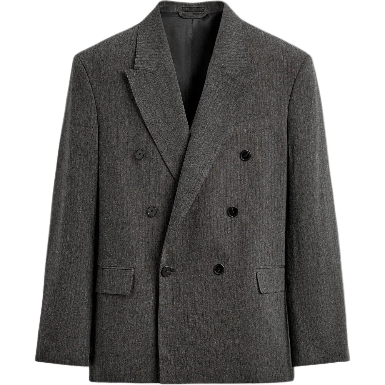 Деловой костюм серый ZARA, Gray