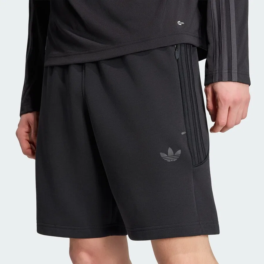 Черные шорты свободного покроя ADIDAS ORIGINALS Spacer Teamgeist 26 — фото 4