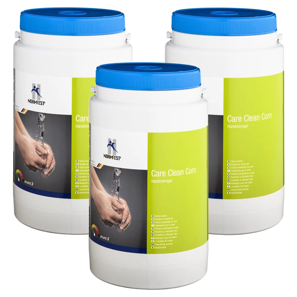 Паста для рук Normfest Care Clean Corn, 3 x 3000 мл