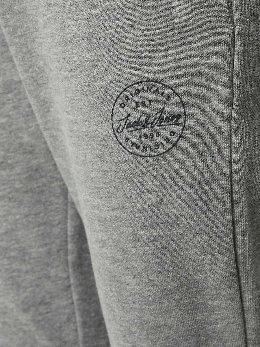 Детские зауженные брюки 'JJGordon JJShark' в серо-пятнистом цвете Jack & Jones Junior — фото 4