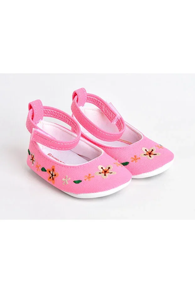 Детские балетки для девочек с цветочным принтом, Baby Pattini, Pink
