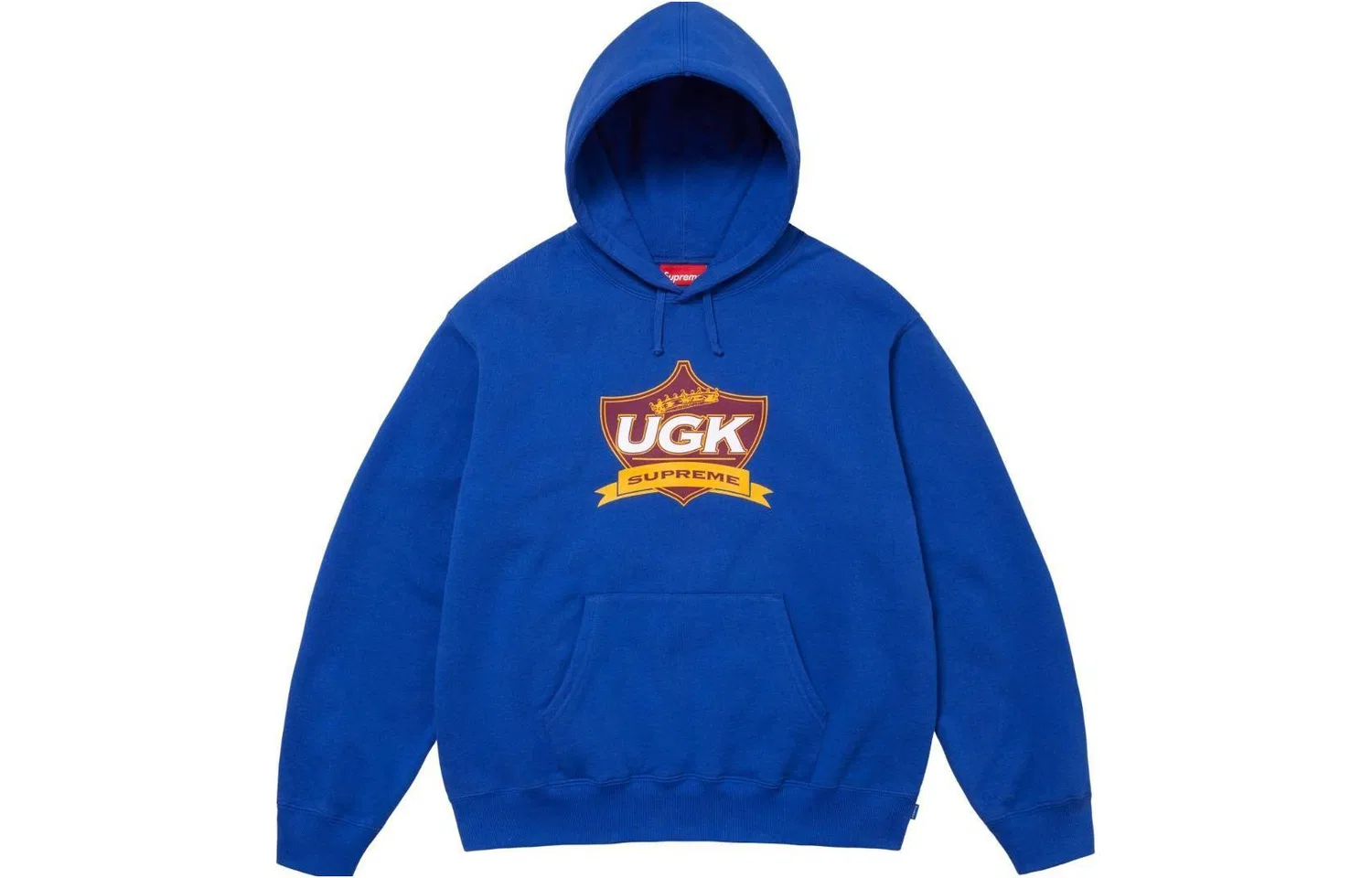 Худи с капюшоном Supreme UGK, Royal Blue/Royal