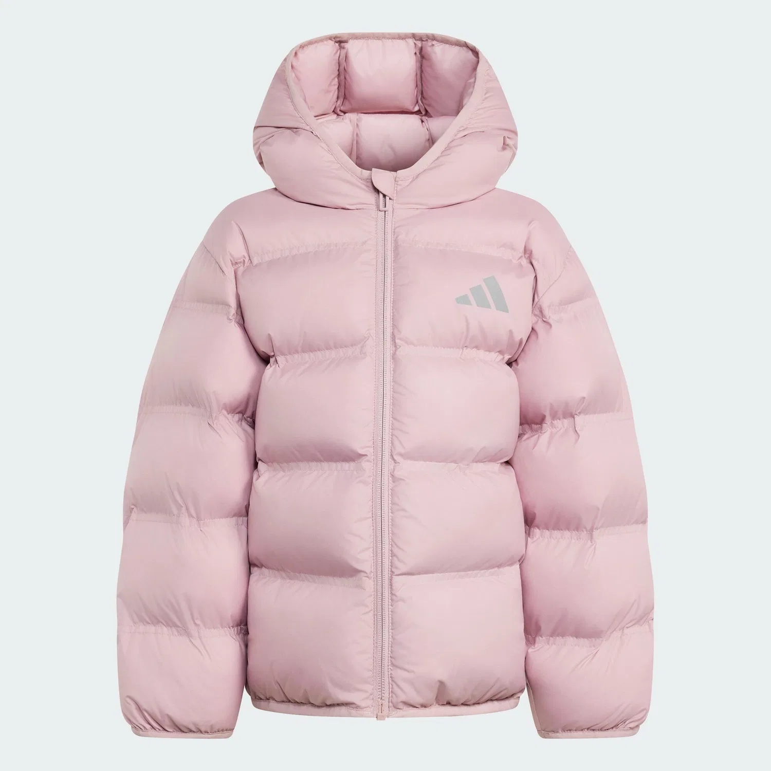 Детская куртка с капюшоном Kunstdaunen Adidas, Tieflila Silber — фото 2