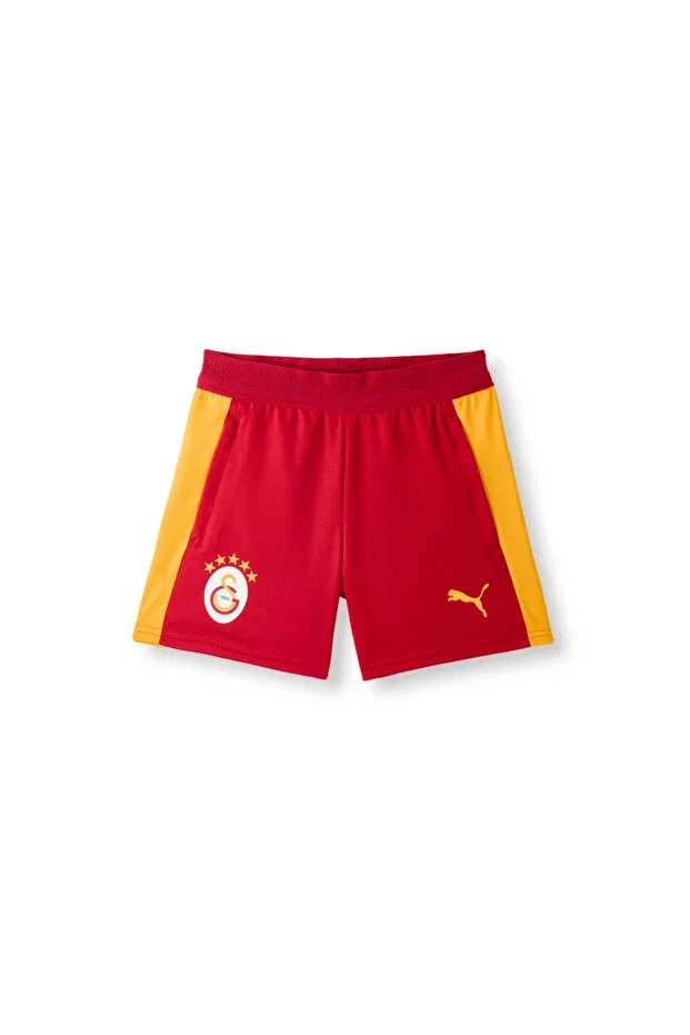 Детские спортивные шорты для девочек с карманами Galatasaray puma kids training shorts Gsstore, Red