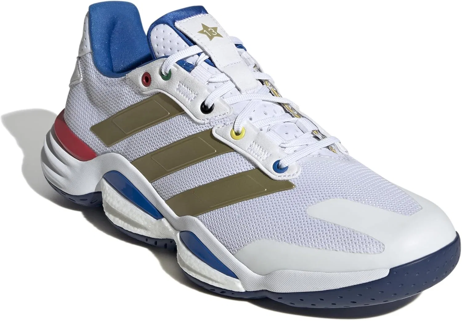 Мужские домашние кроссовки Adidas Stabil 16, White Gold — фото 2