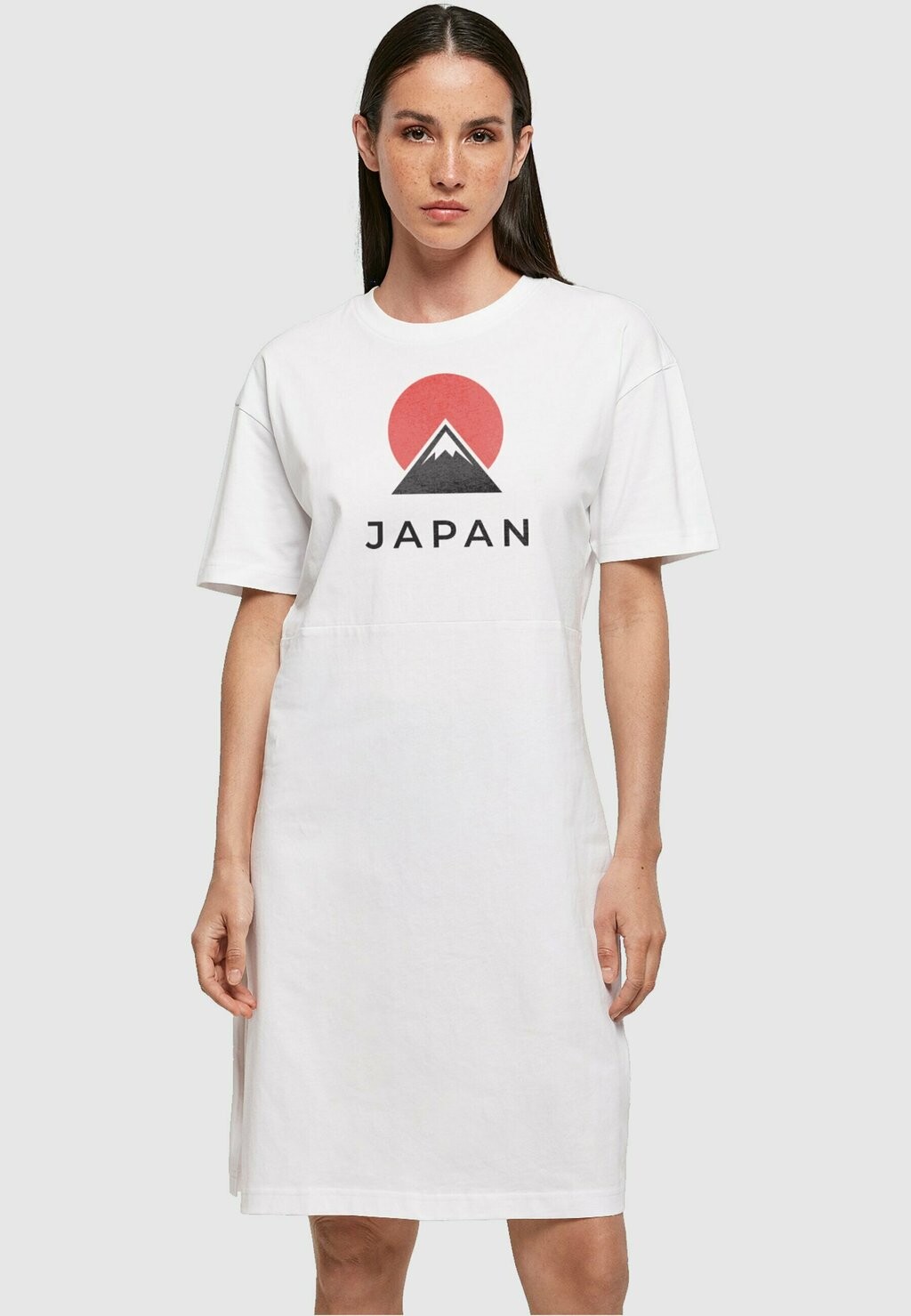 

Платье из джерси JAPAN SLIT Merchcode, белый