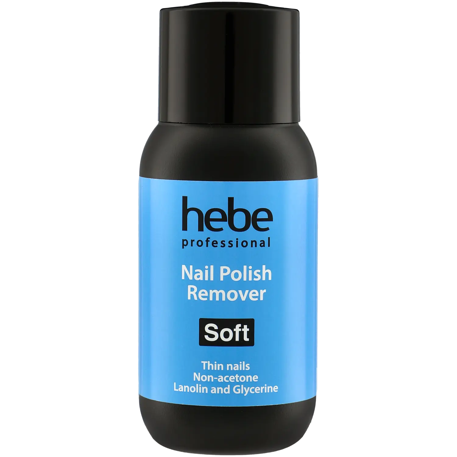 

Hebe Professional Soft жидкость для снятия лака без ацетона для натуральных и искусственных ногтей, 150 мл