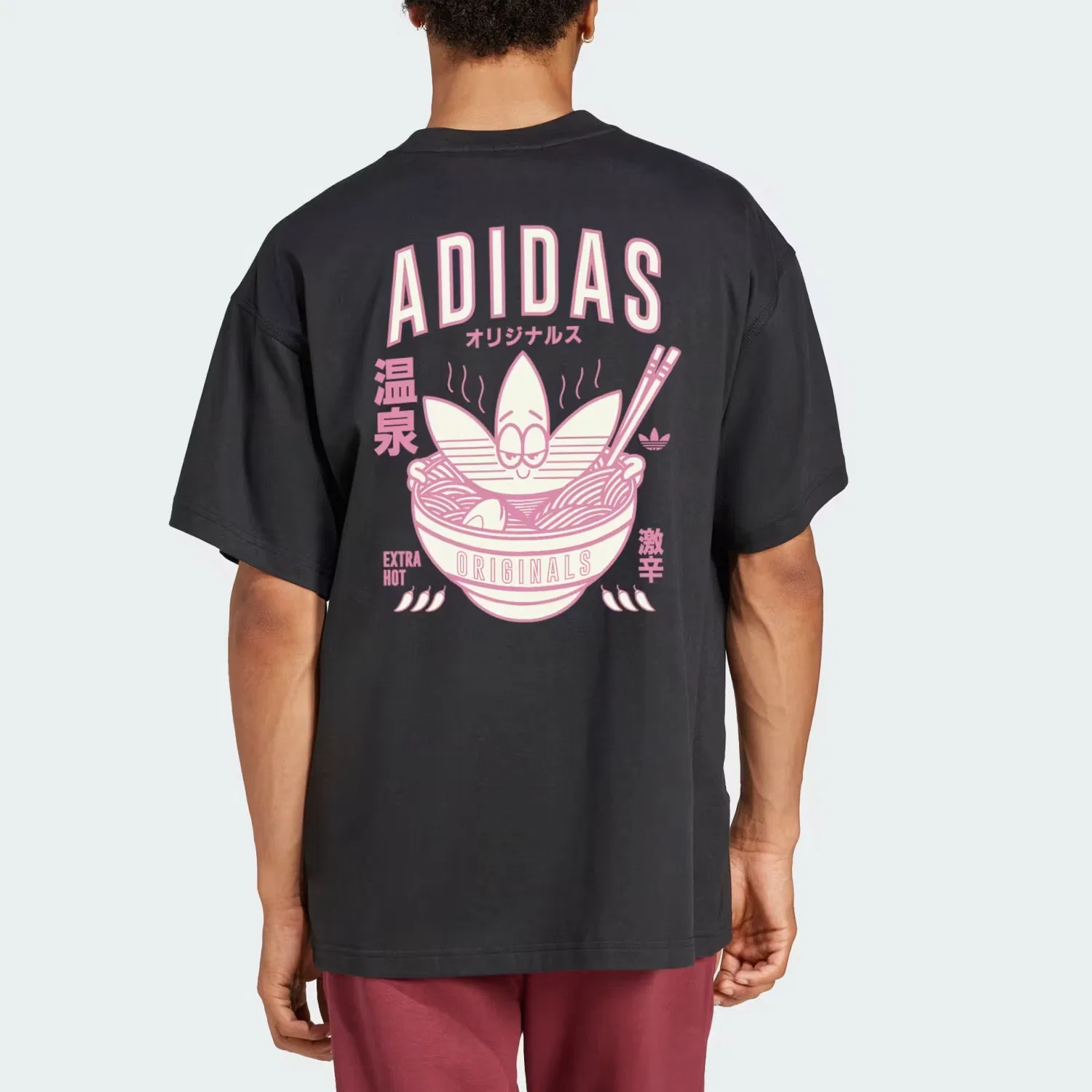 Мужская футболка с круглым вырезом Adidas Originals, Gray — фото 4