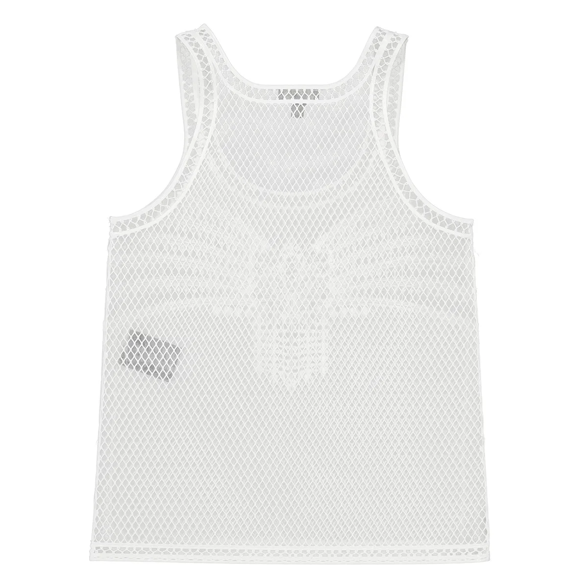 Топ-майка с кружевным принтом Ladies Silicone Lace Tank Top Burberry, White — фото 3