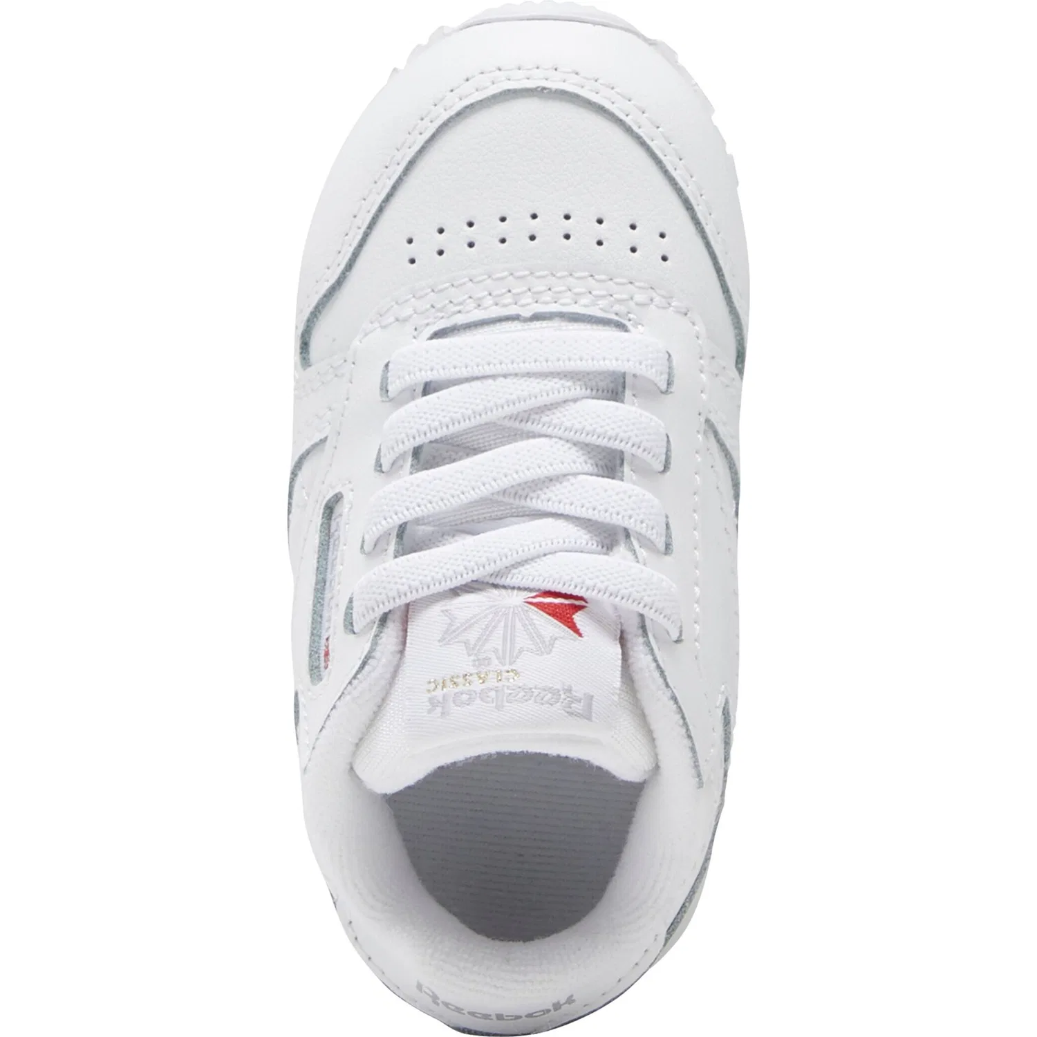 Детские кроссовки на шнуровке Classic Leather Reebok Classic, White — фото 3