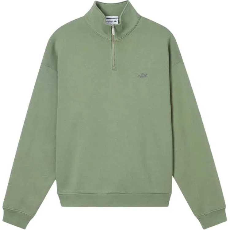 Женский свитшот на молнии Lacoste, Light Grass Green — фото 2