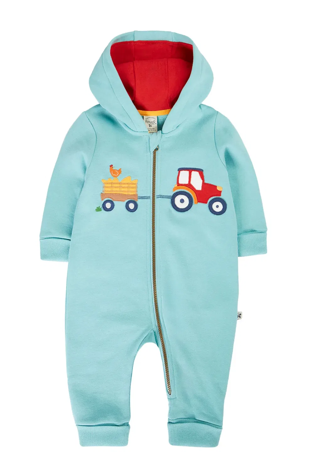 Детский комбинезон с аппликацией Frugi, Aqua