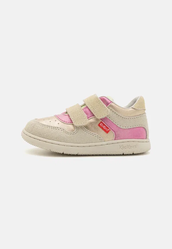 Детские кроссовки Kickers, розовый/бежевый