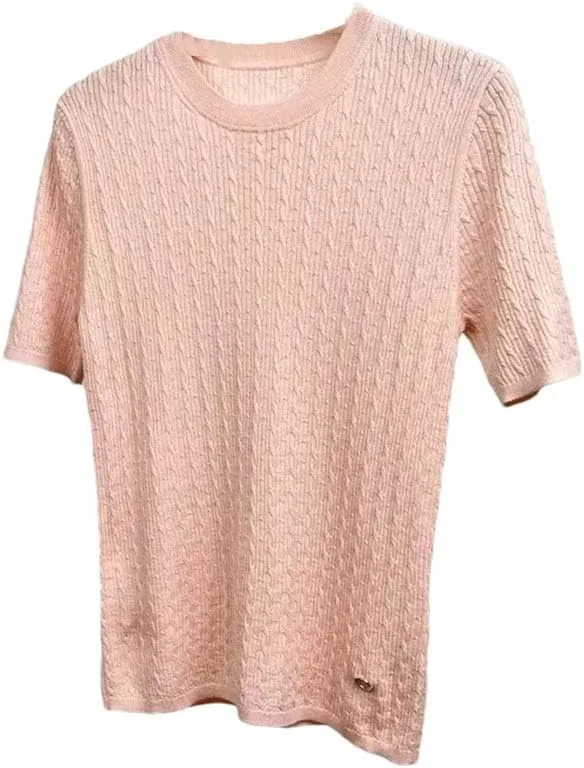 Женская футболка с закрученным низом, Casual, Pnnrk