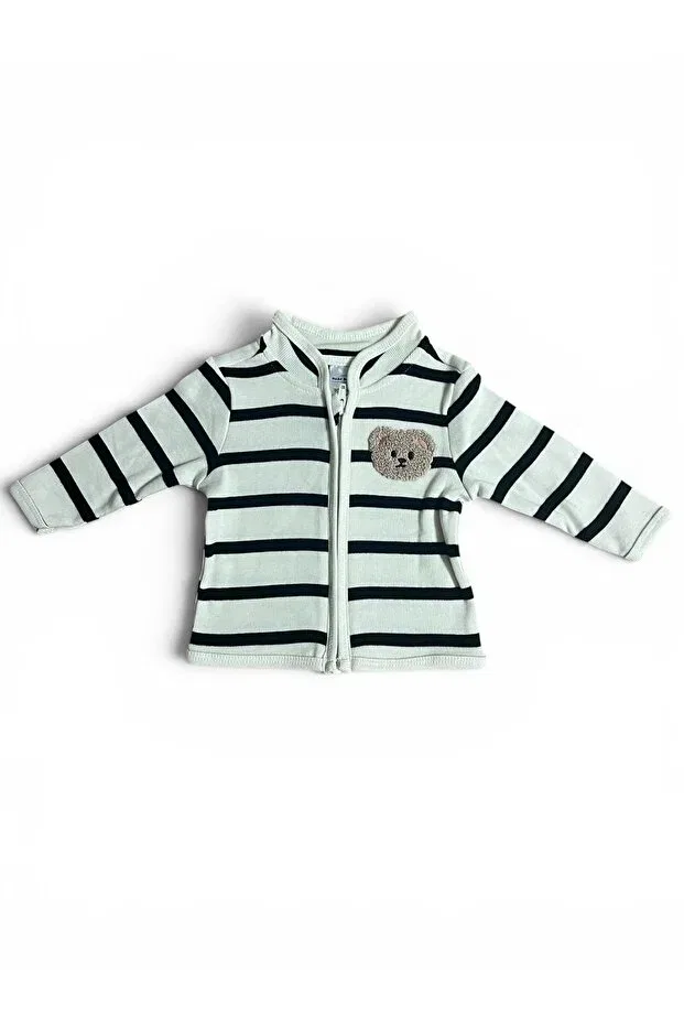 Детский кардиган хлопковый Biancofiglio, Nude Color — фото 4