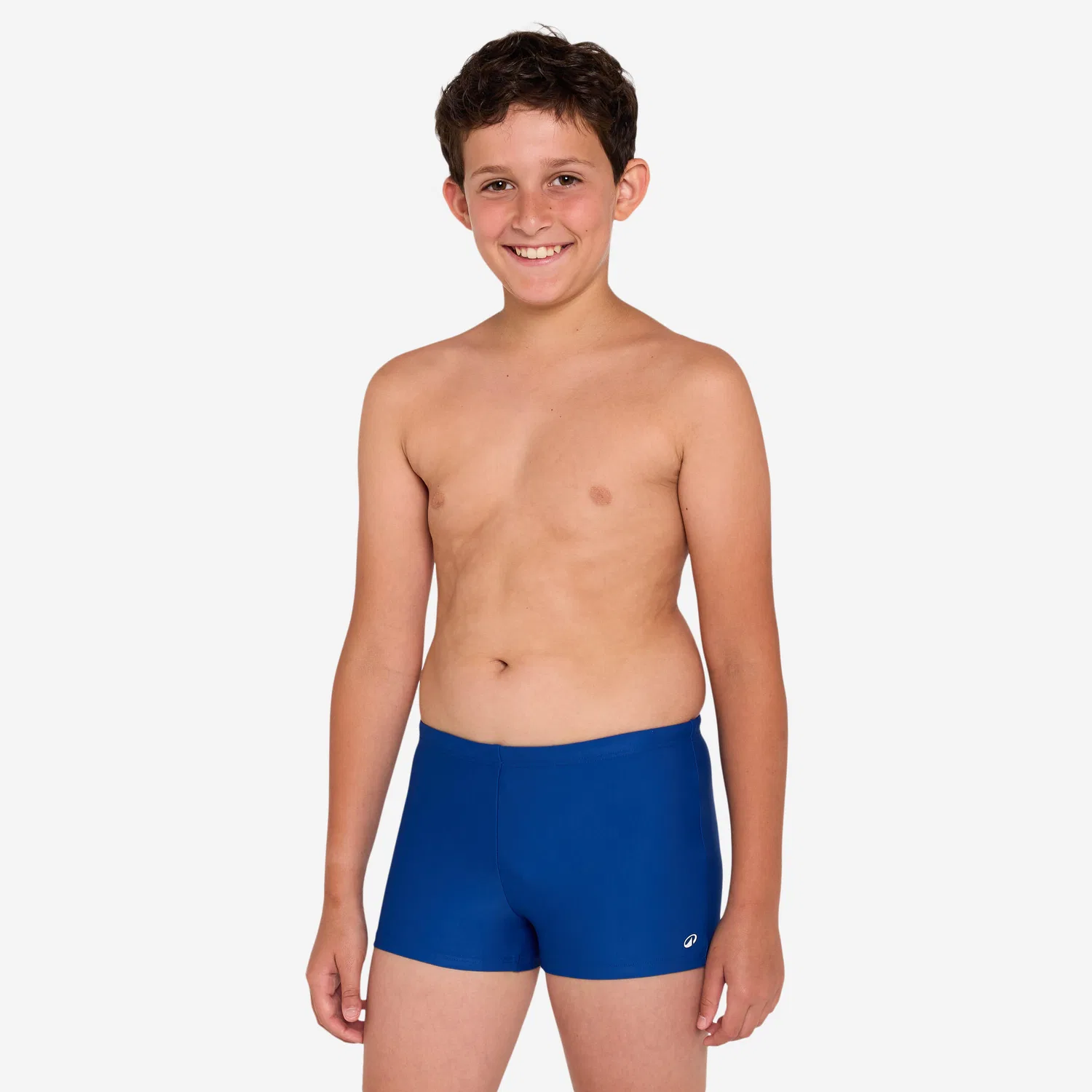 Детские плавки-боксеры для мальчиков 100 Basic Decathlon, Jeansblau — фото 2
