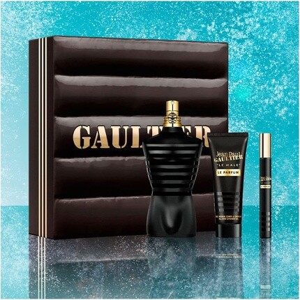 Jean Paul Gaultier JPG Le Male Parfum Набор: EDP-спрей 125 мл, гель для душа 75 мл, EDP-спрей 10 мл