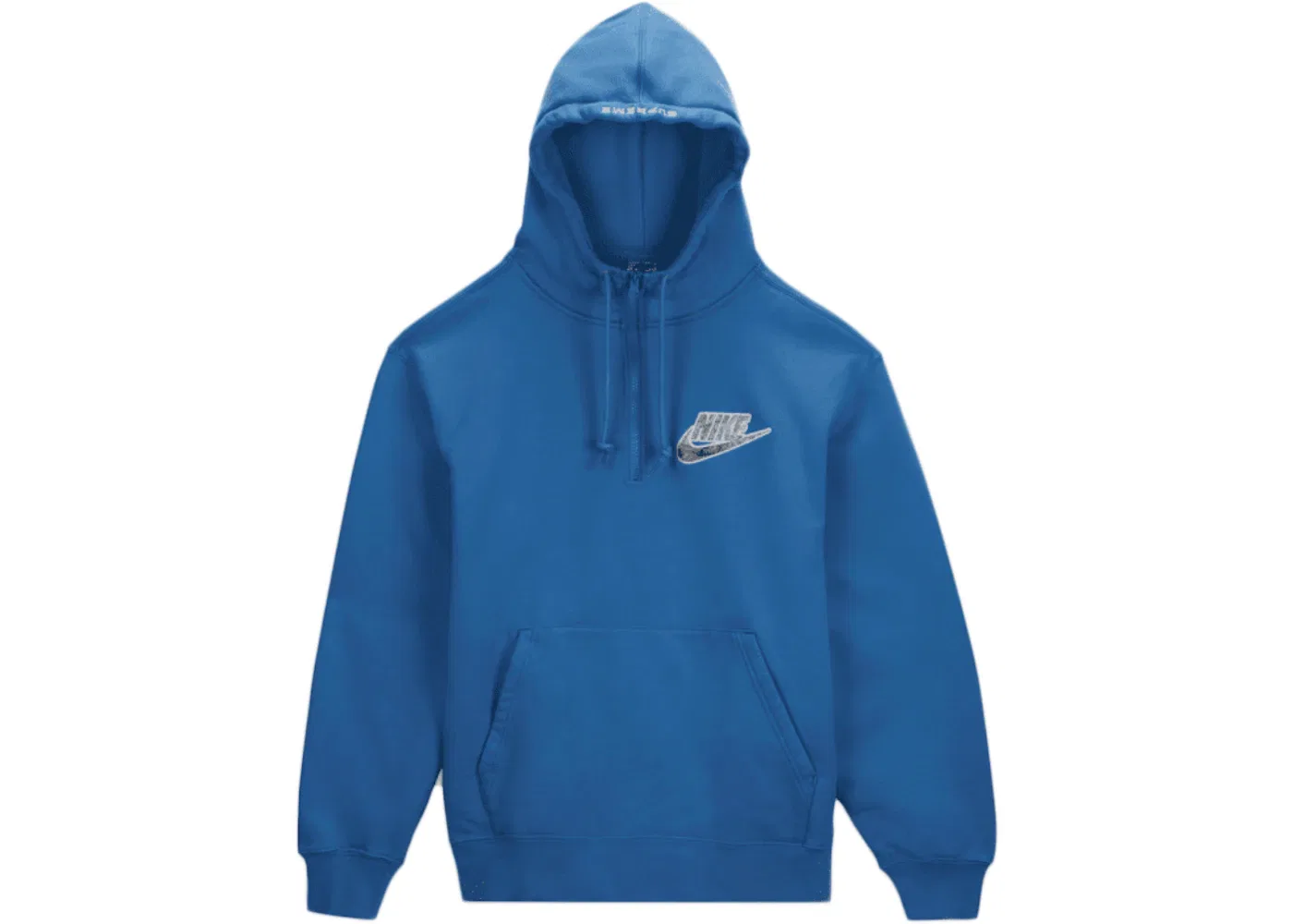 Мужская худи с полузастежкой-молнией Snakeskin Nike Logo Supreme, Blue