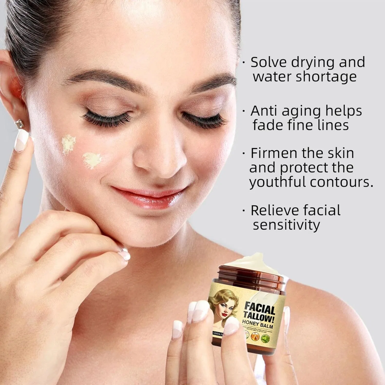 Крем для лица и тела Honey Balm, 120 г, 1 шт Generisch — фото 3