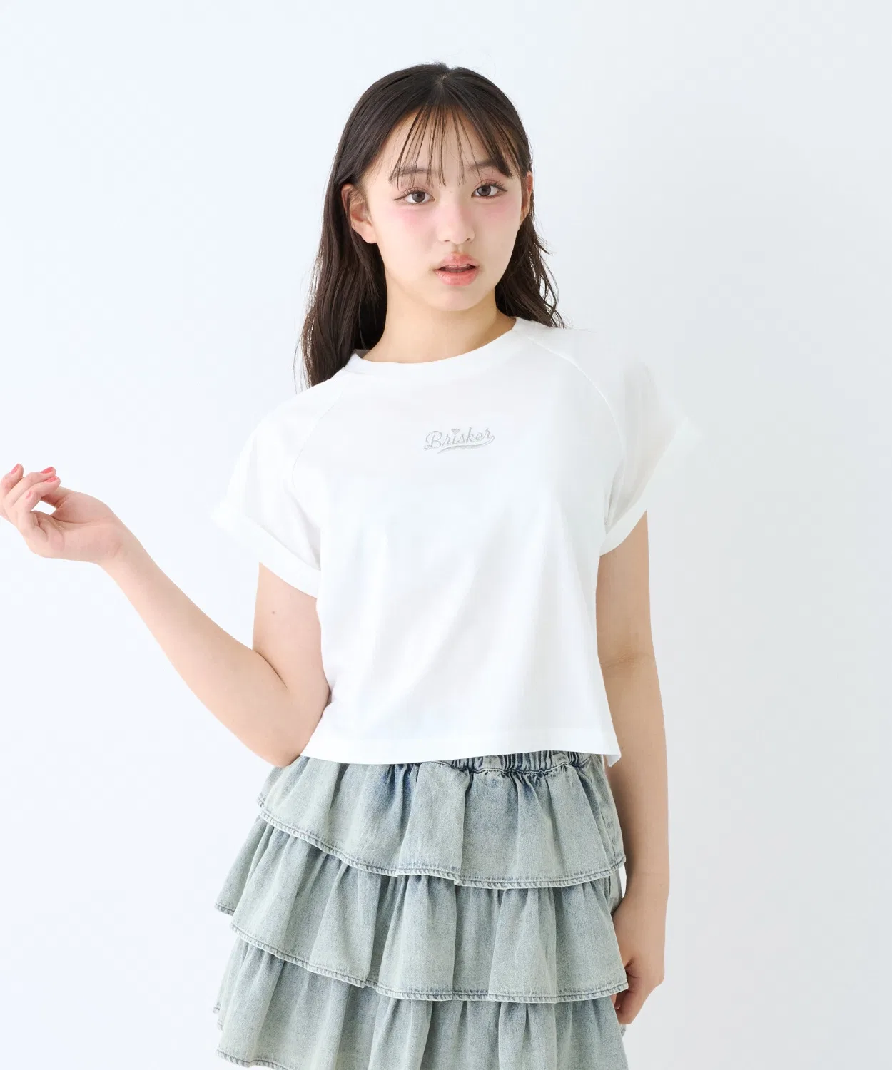 Детская футболка с контактной прохладой Flappe LOVETOXIC, Off White