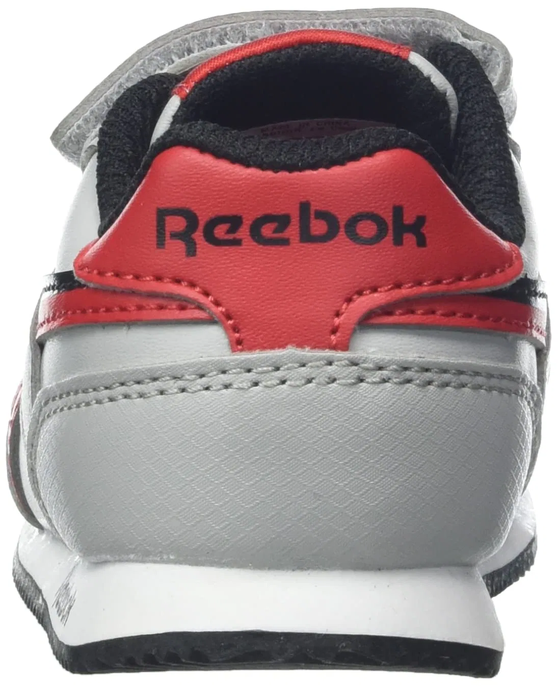 Детские кроссовки для мальчиков с липучкой Royal Cl Jog 3.0 1v Reebok, Pure Grey 2 Core Black Vector Red — фото 3