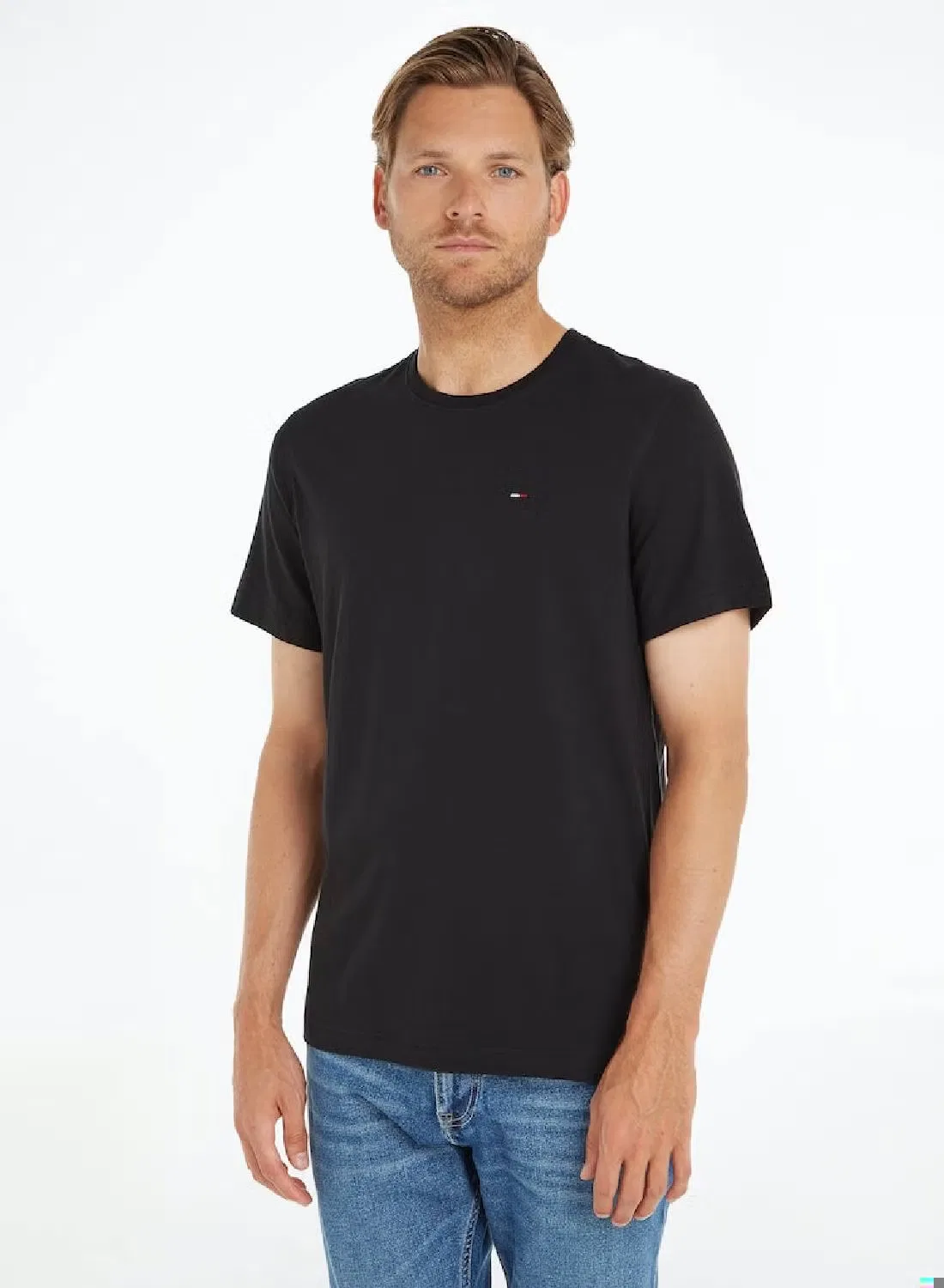 Футболка с коротким рукавом Extra slim Tommy Hilfiger, черный