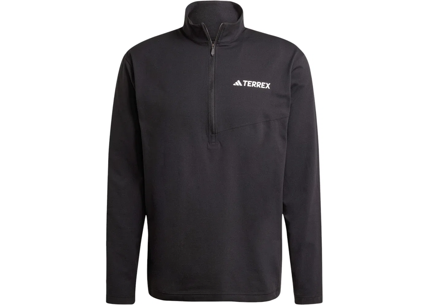 Мужская футболка с длинным рукавом Adidas Terrex Multi Climacool 1/Zip Long Sleeve, Black