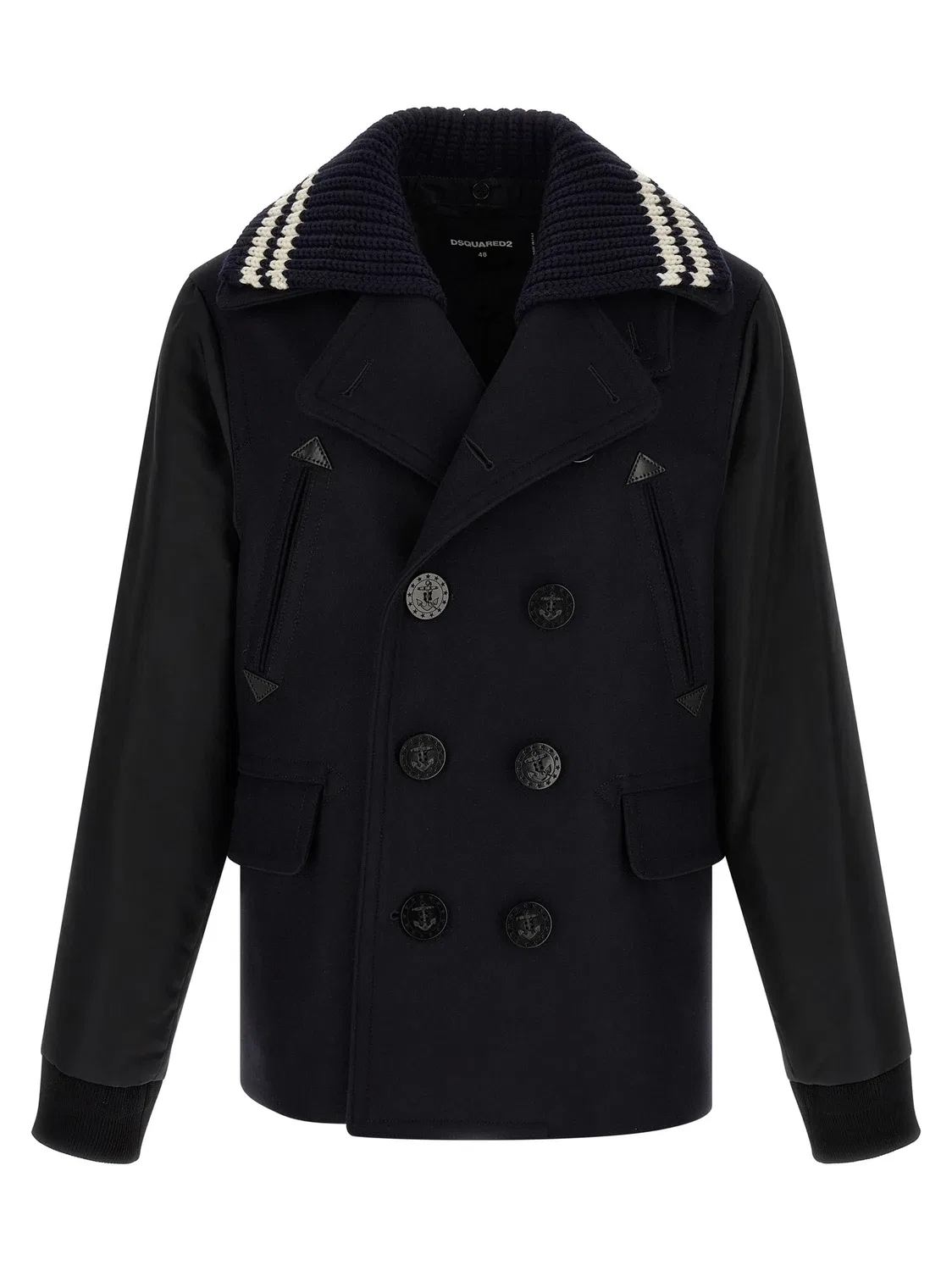 Пальто «Гибридный бушлат» DSQUARED2, синий