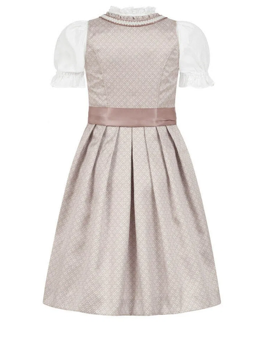 Платье Trachtenhof Nubler 'Kinderdirndl 3-teilig Stella' розового цвета — фото 2