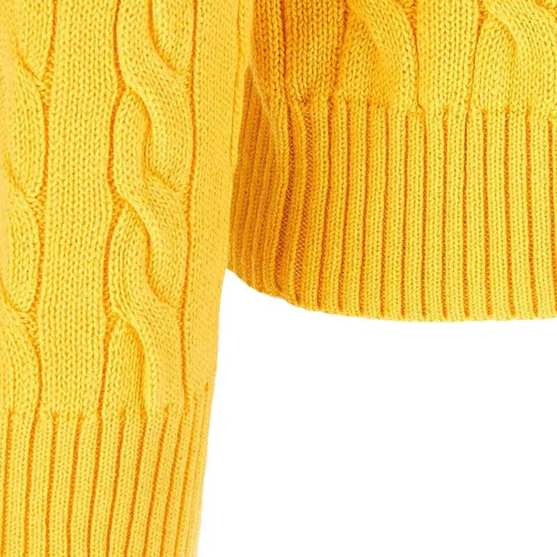 Мужской свитер классический Polo Ralph Lauren, Yellow — фото 4